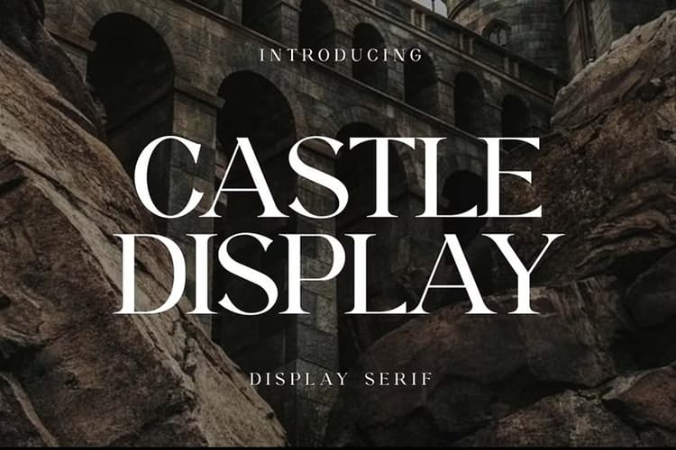 Castle Display Font