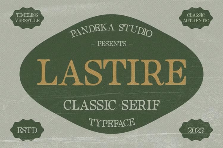 Lastire Font
