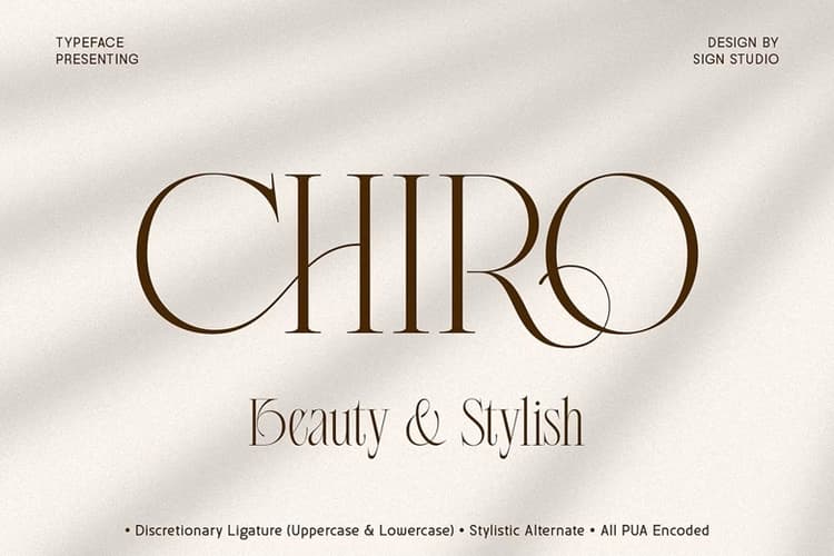 Chiro Font