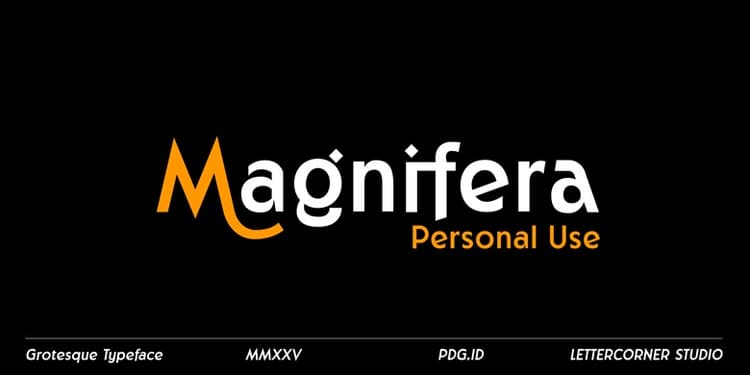 Magnifera Font
