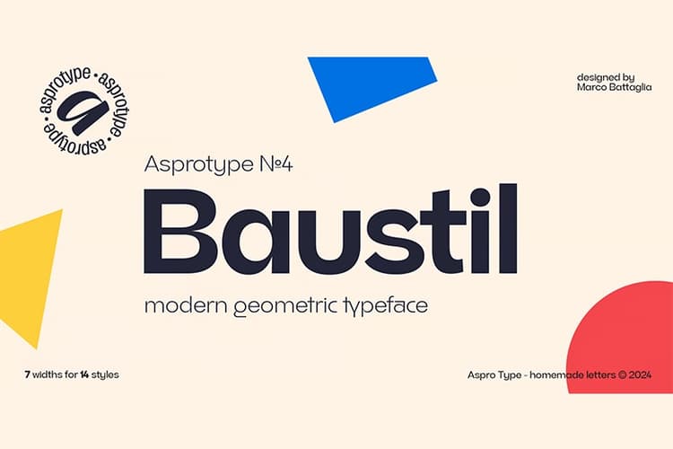 Baustil Font