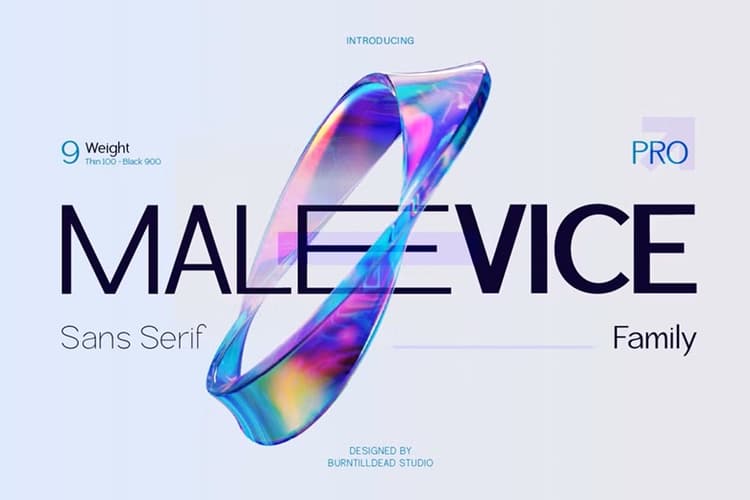 Malevice Pro Font
