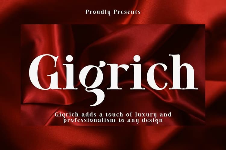 Gigrich Font