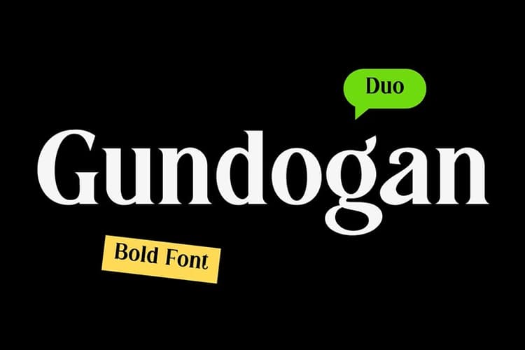Gundogan Font