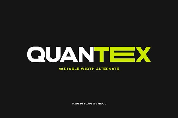 Quantex Font
