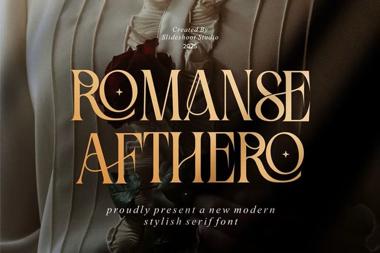 Romanse Afthero Font