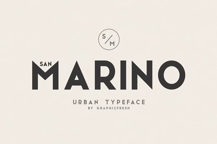San Marino Font