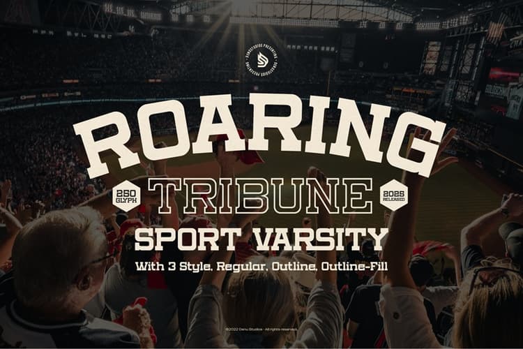 Roaring Tribune Font