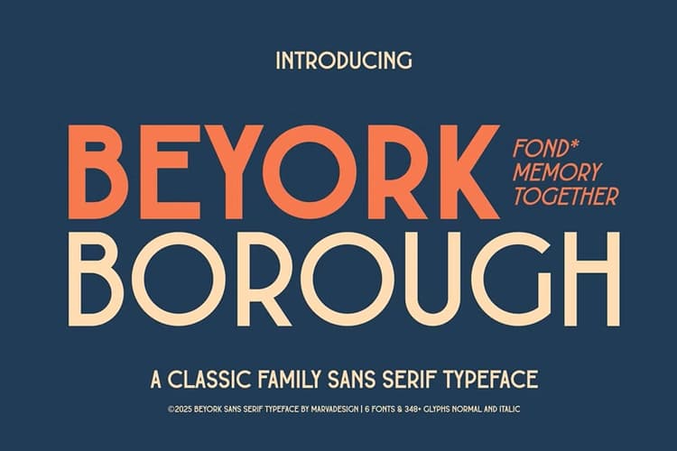 Beyork Font Family