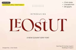 Leostut Font