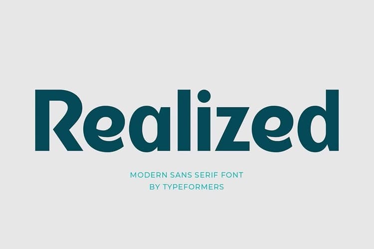 Realized Font