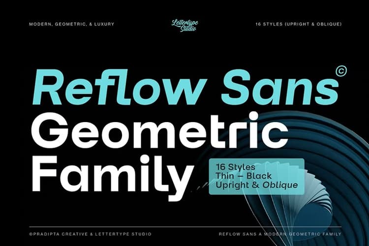 Reflow Sans Font