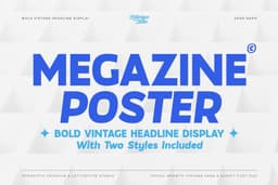 Megazine Poster Font