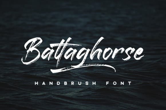 Battaghorse Brush Font
