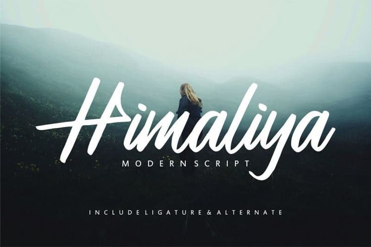 Himaliya Script Font