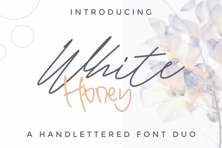 WhiteHoney Font Duo