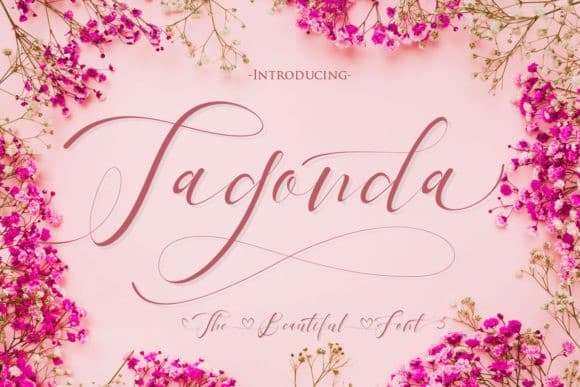Tagonda Calligraphy Font