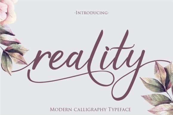 Reality Font
