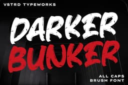 Darker Bunker Font