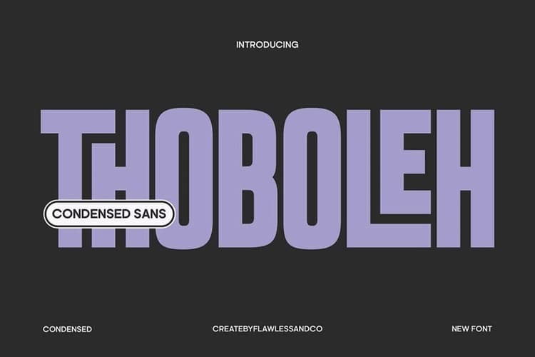 Thoboleh Font