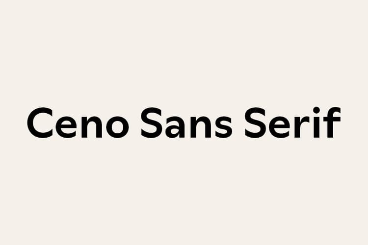 Ceno Font Family