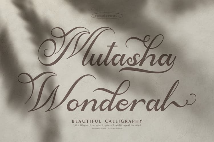 Mutasha Wonderal Font