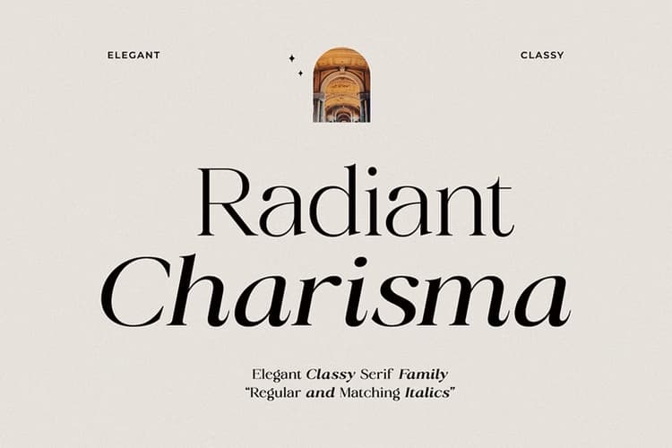 Radiant Charisma Font Family