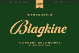 Blagkine Font