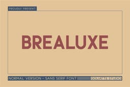 Brealuxe Font