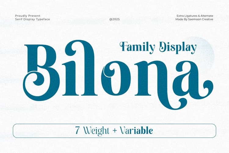 Bilona Font