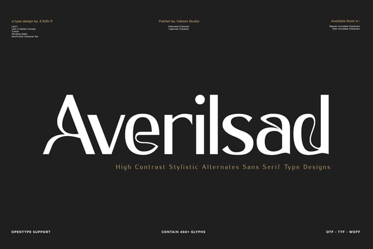 Averilsad Font