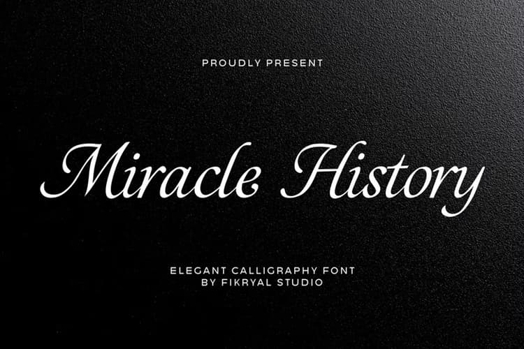 Miracle History Font