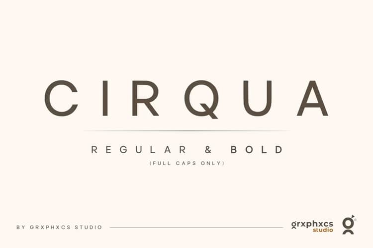 Cirqua Font