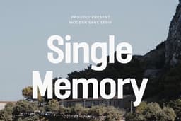 Single Memory Font