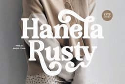 Hanela Rusty Font