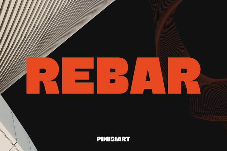Rebar Font