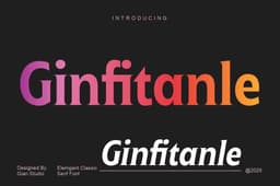 Ginfitanle Font