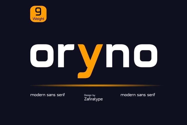 Oryno Font