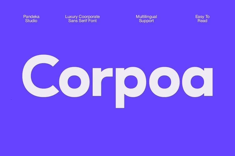 Corpoa Font