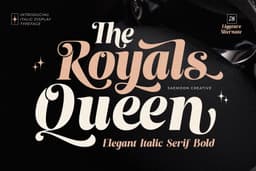 The Royals Queen Font