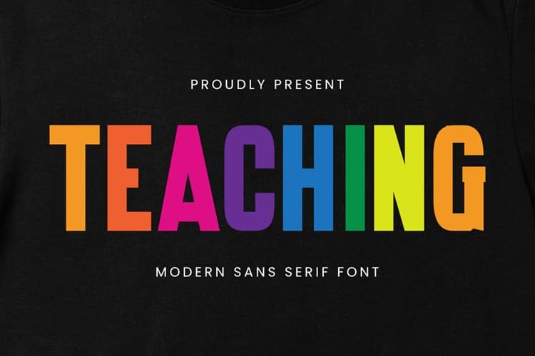 Teaching Font