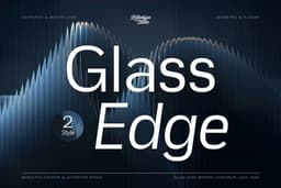 Glass Edge Font
