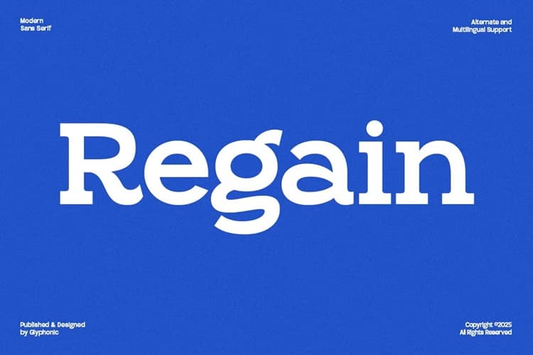 GC Regain Font