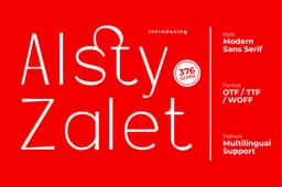 Alsty Zalet Font