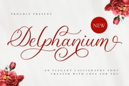 Delphanium Font