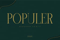 Populer Font