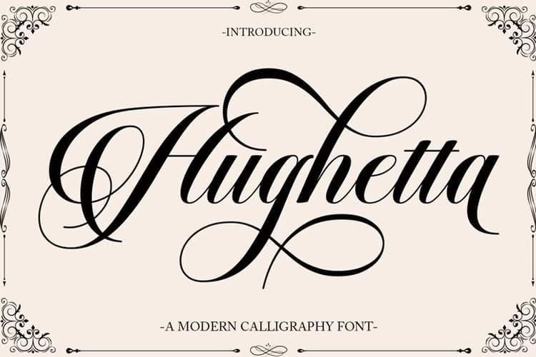 Hughetta Font