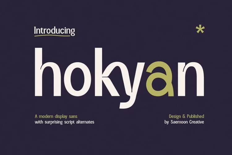 Hokyan Font