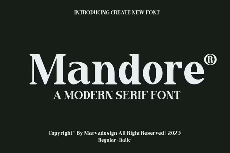 Mandore Font