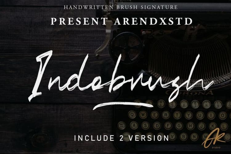 Indobrush Font
